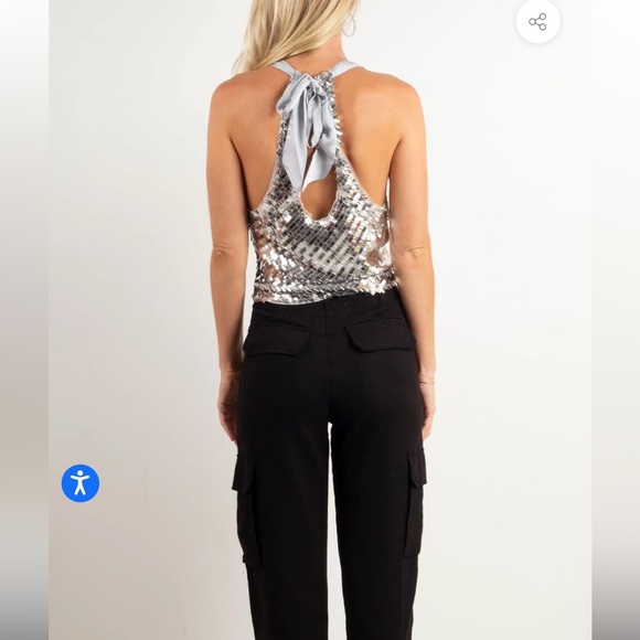 Free People NWT Disco Fever Cami - Picture 9 of 9